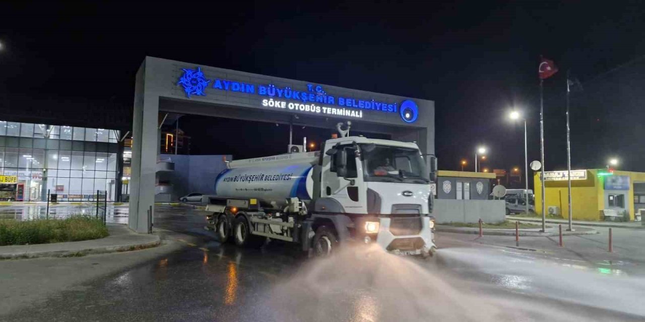 Aydın Büyükşehir’den otobüs terminallerinde bayram hazırlığı