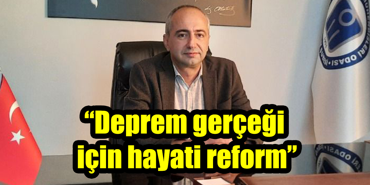 İMO Aydın’dan İmar ve Yapı Denetimi düzenlemesine destek: “Deprem gerçeği için hayati reform”
