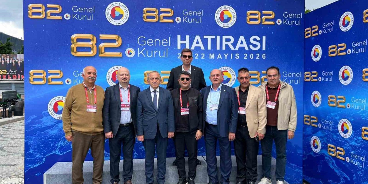 Manisa TSO heyeti TOBB 82. Genel Kurulu’na katıldı