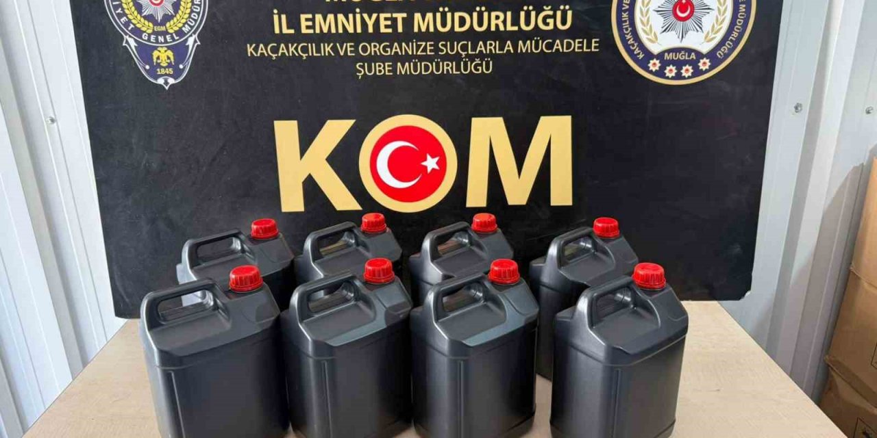 Muğla’da bayram tatili öncesi sahte alkol operasyonu