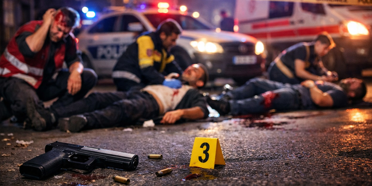 Silahlı kavgada 4 kişi yaralandı