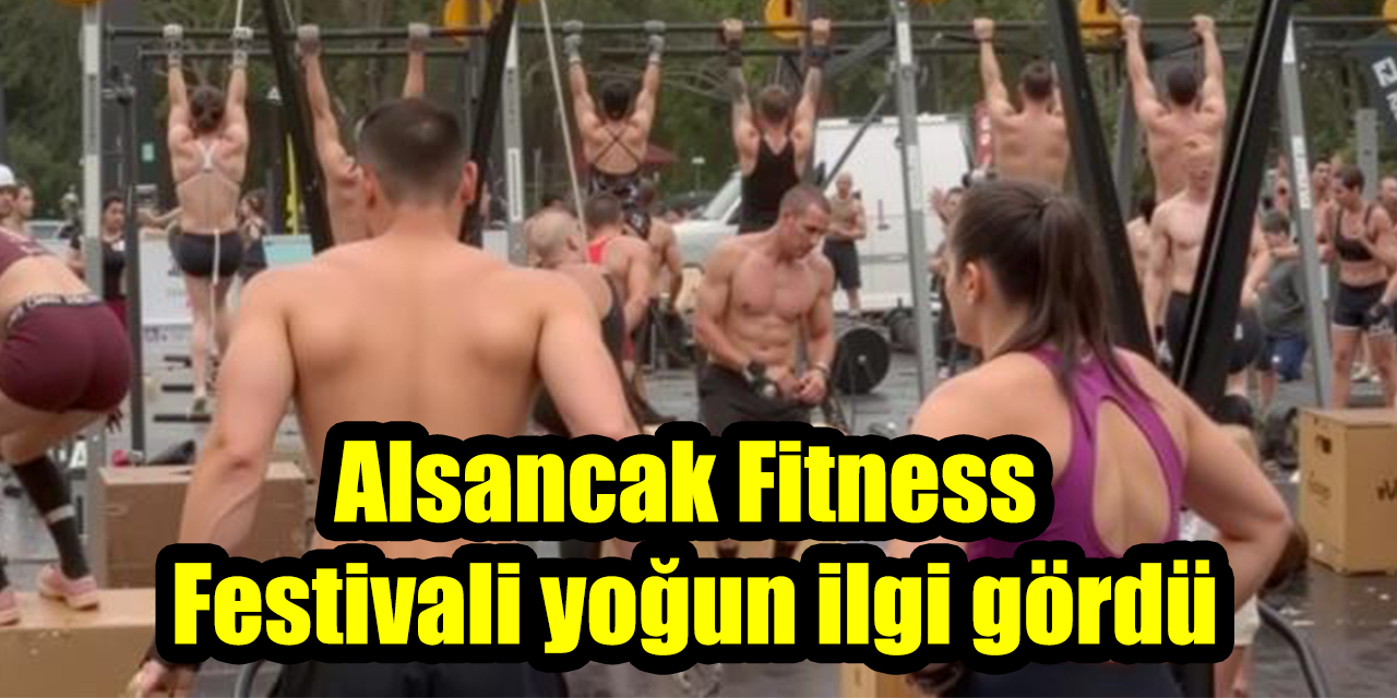 Sağanağa rağmen spor coşkusu dinmedi: Alsancak Fitness Festivali yoğun ilgi gördü