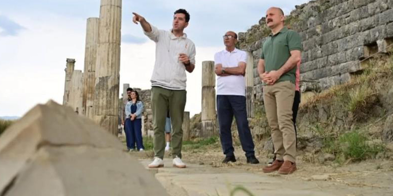 Vali Varol’dan Magnesia Antik Kenti’ne inceleme ziyareti