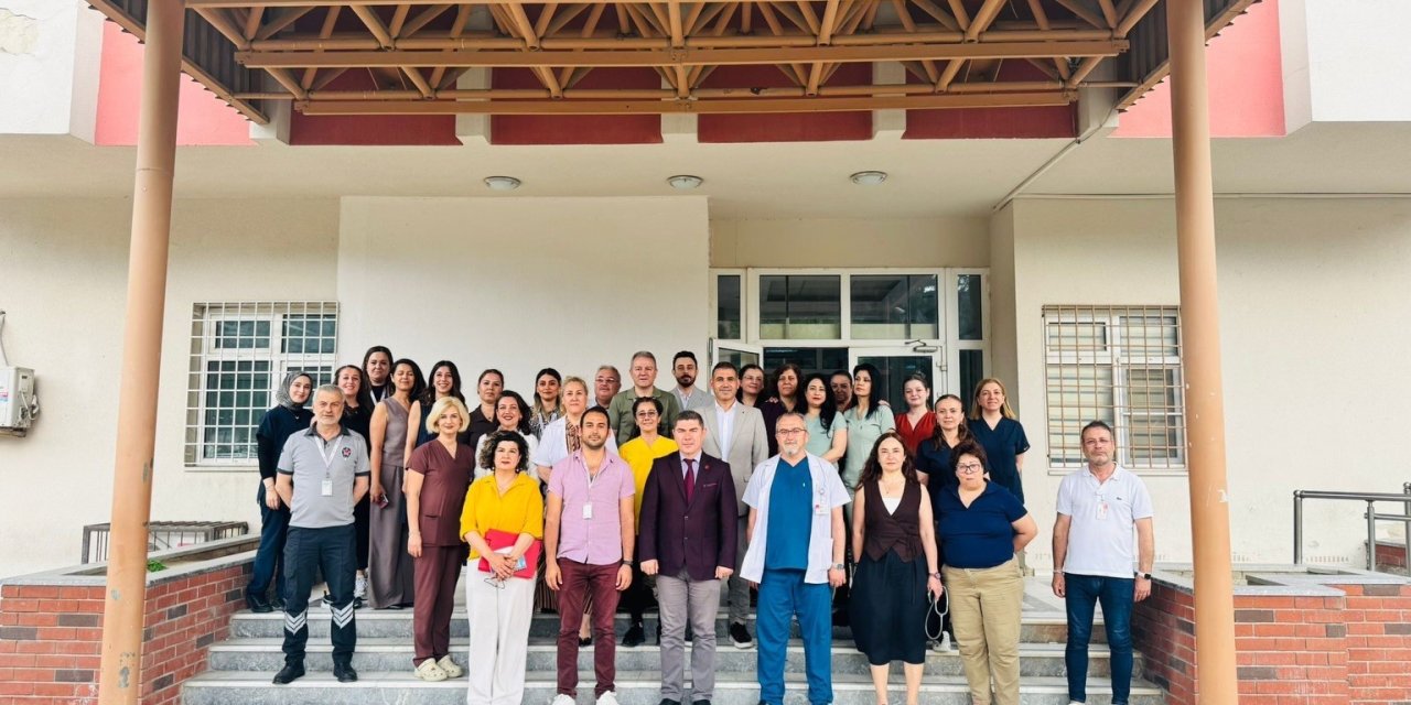 Söke Devlet Hastanesi’nde bayramlaşma programı düzenlendi