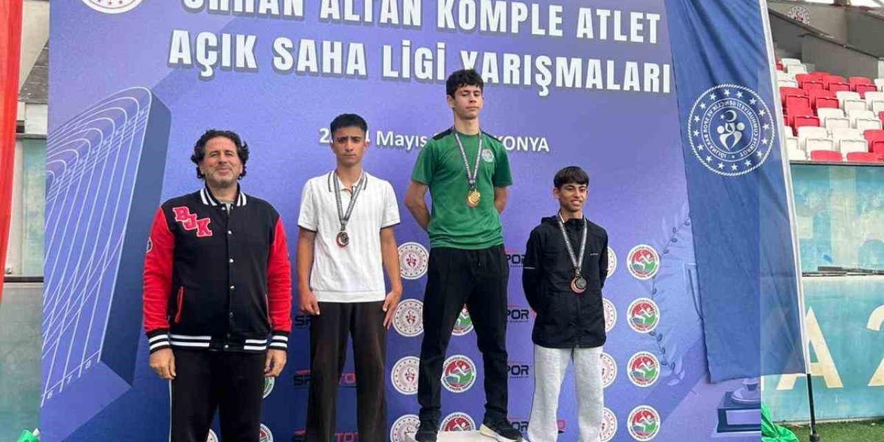 Aydınlı sporculardan Konya’da madalya yağmuru