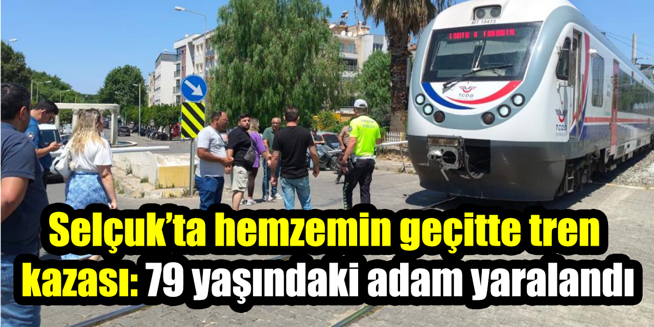 Trenin altında kalan yaya ağır yaralandı