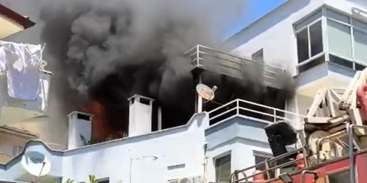 Balkonda mangal keyfi facia ile sonuçlandı: Patlayan tüp yangına neden oldu