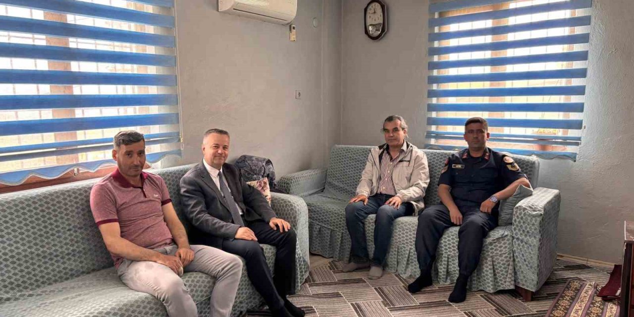 Kaymakam Gündoğdu şehit aileleri ve gazilerle bayramlaştı