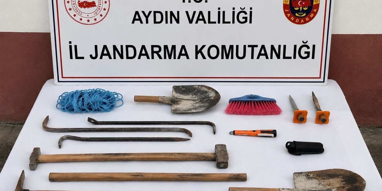 Magnesia Antik Kenti’nde kaçak kazıya suçüstü: 3 şüpheli yakalandı