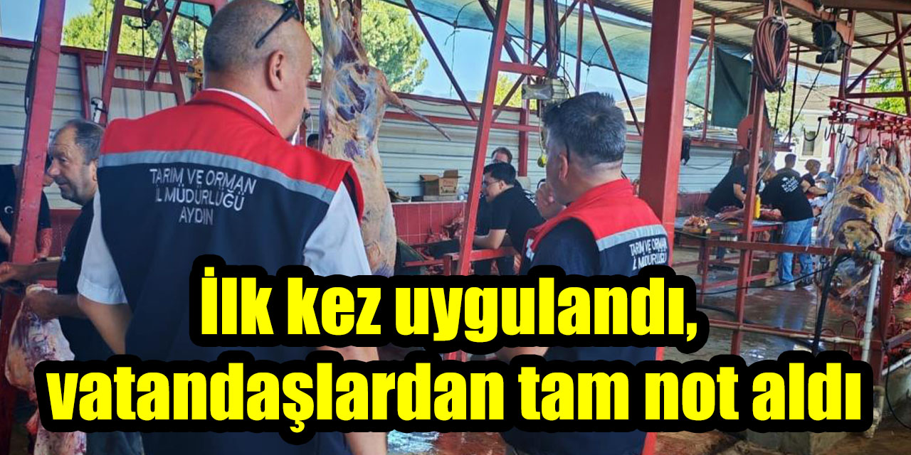 İlk kez uygulandı, vatandaşlardan tam not aldı