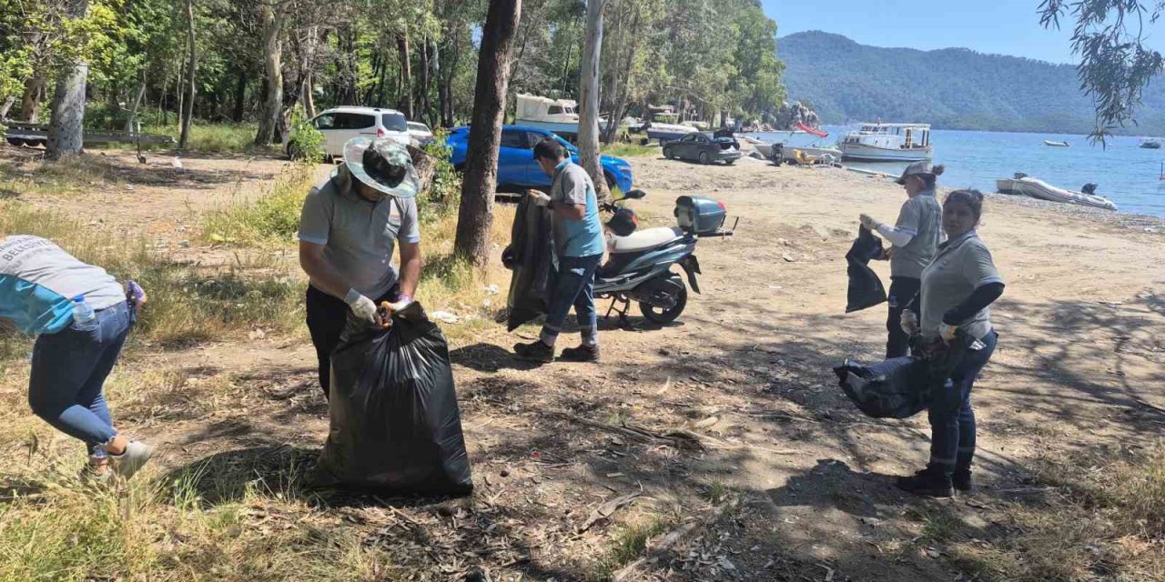 Marmaris’te 9 günde 3 bin 250 ton atık toplandı