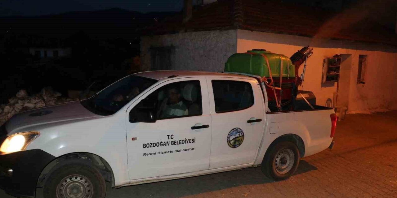Bozdoğan’da sivrisinekle mücadele başladı