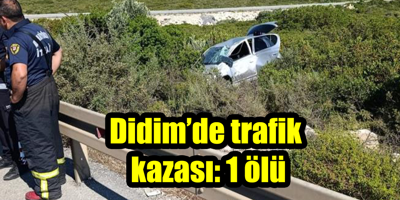 Didim’de trafik kazası: 1 ölü