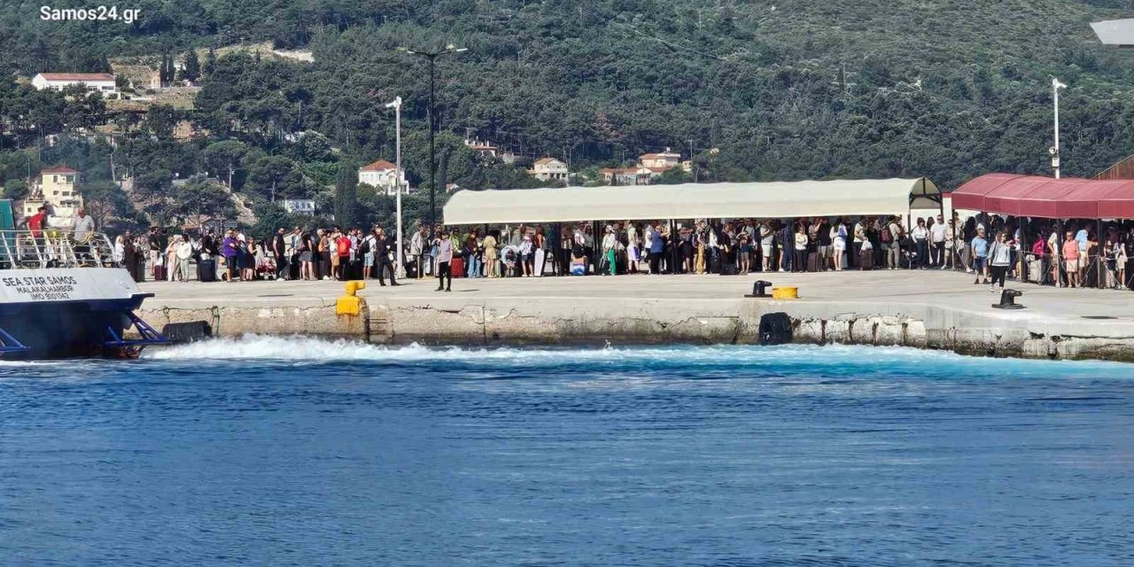 Yunanistan’ın Sisam Adası’na 3 ayda 15 bin Türk ziyade ret etti