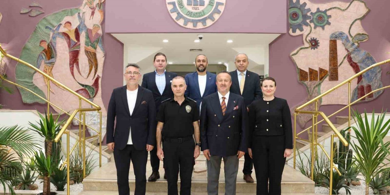 Denizli İl Emniyet Müdürü Sağdıç’tan Denizli OSB Yönetimine tebrik ziyaret etti