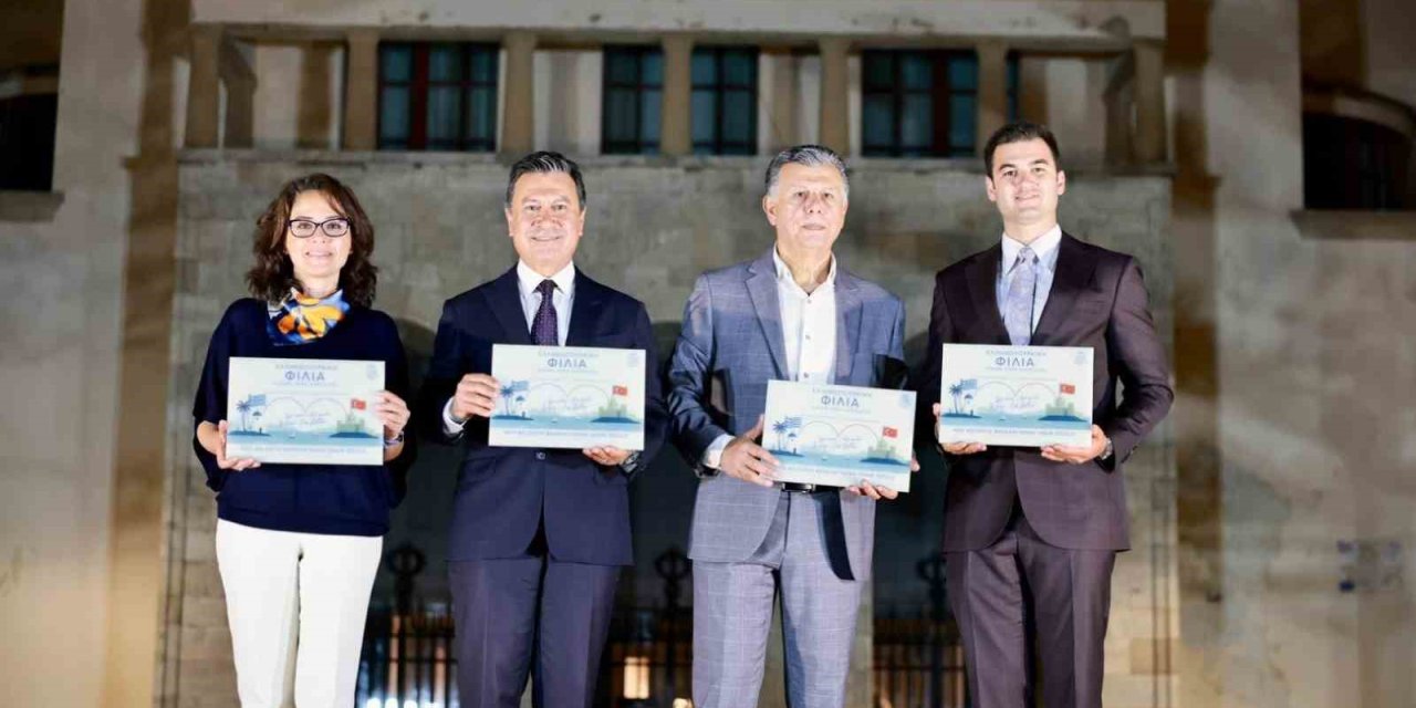 Ege’nin iki yakası dostluk ve kardeşlik için buluştu