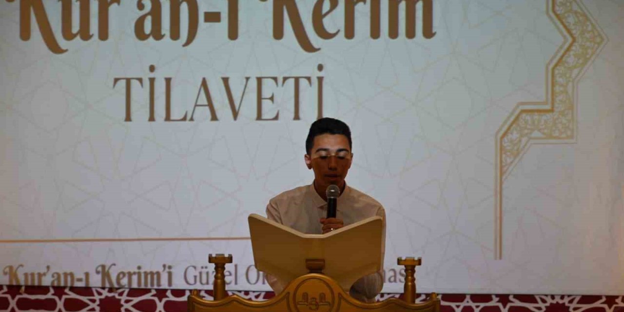 Aydın’da, Kur’an-ı Kerimi Güzel Okuma Yarışması Bölge Finali yapıldı