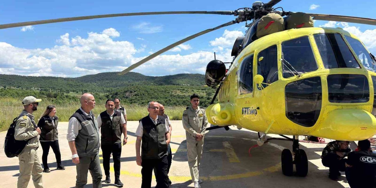 Bölge Müdürü Karartı, yangın ekipleri ve depo sahalarında incelemelerde bulundu