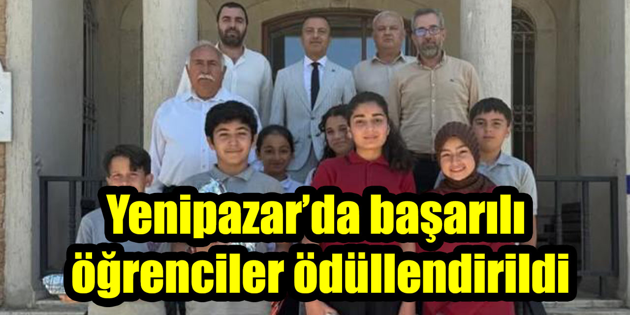 Yenipazar’da başarılı öğrenciler ödüllendirildi