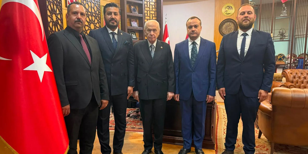 MHP Aydın İl Başkanı Cihangiroğlu, Bahçeli’yi ziyaret etti