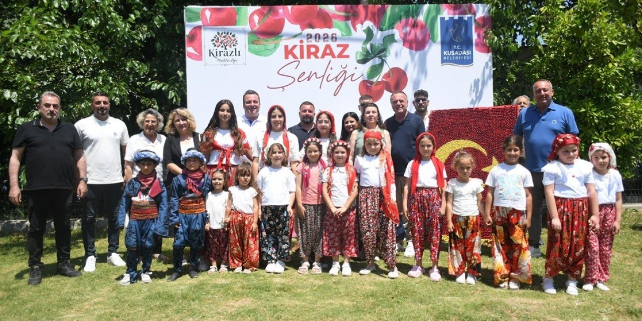Kuşadası’nda Kiraz Şenliği coşkuyla başladı
