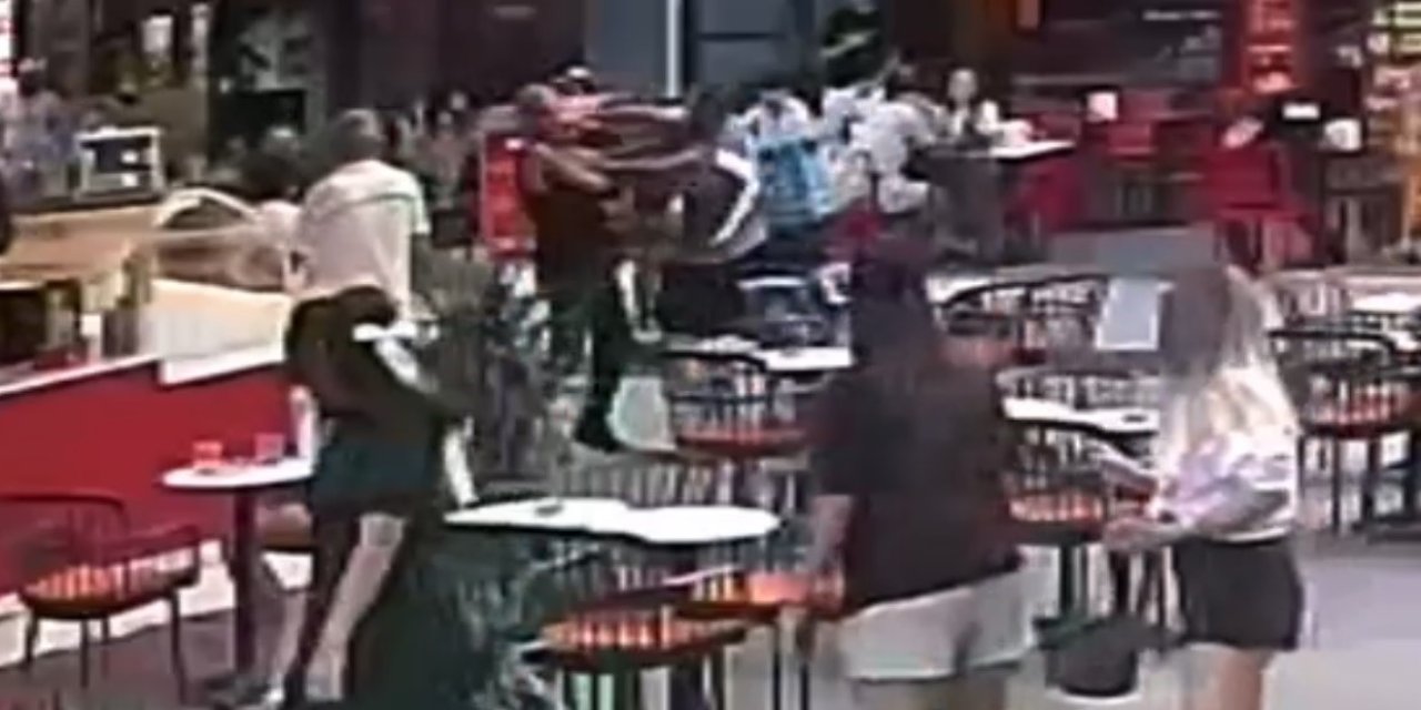 Polisten kaçan şüpheliyi tek yumrukla yere serdi