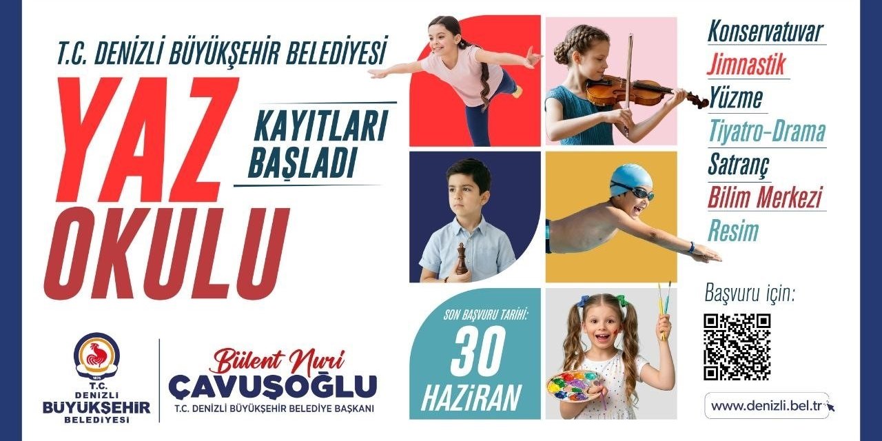 Denizli’de yaz okulu kayıtları başladı