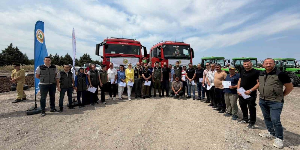 SODOS’un yangın kahramanları sertifikalarını aldı