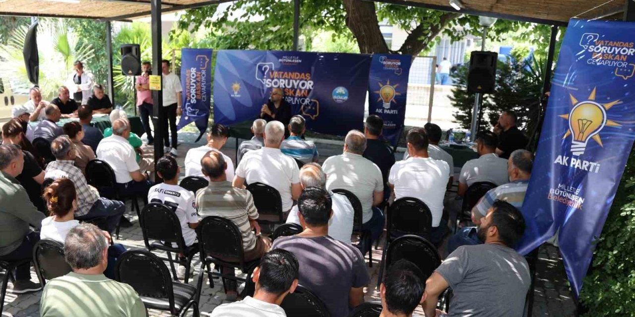 Başkan Arıkan, vatandaşların sorularını yanıtladı