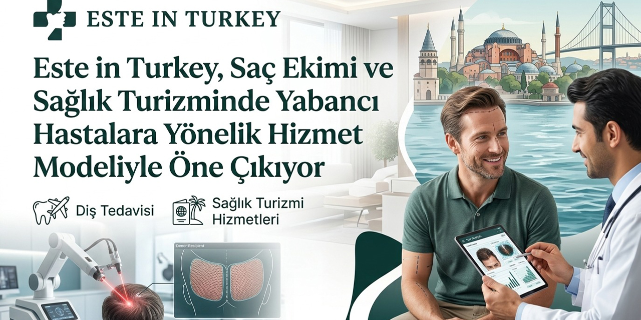 Este in Turkey, saç ekimi ve sağlık turizminde yabancı hastalara yönelik hizmet modeliyle öne çıkıyor