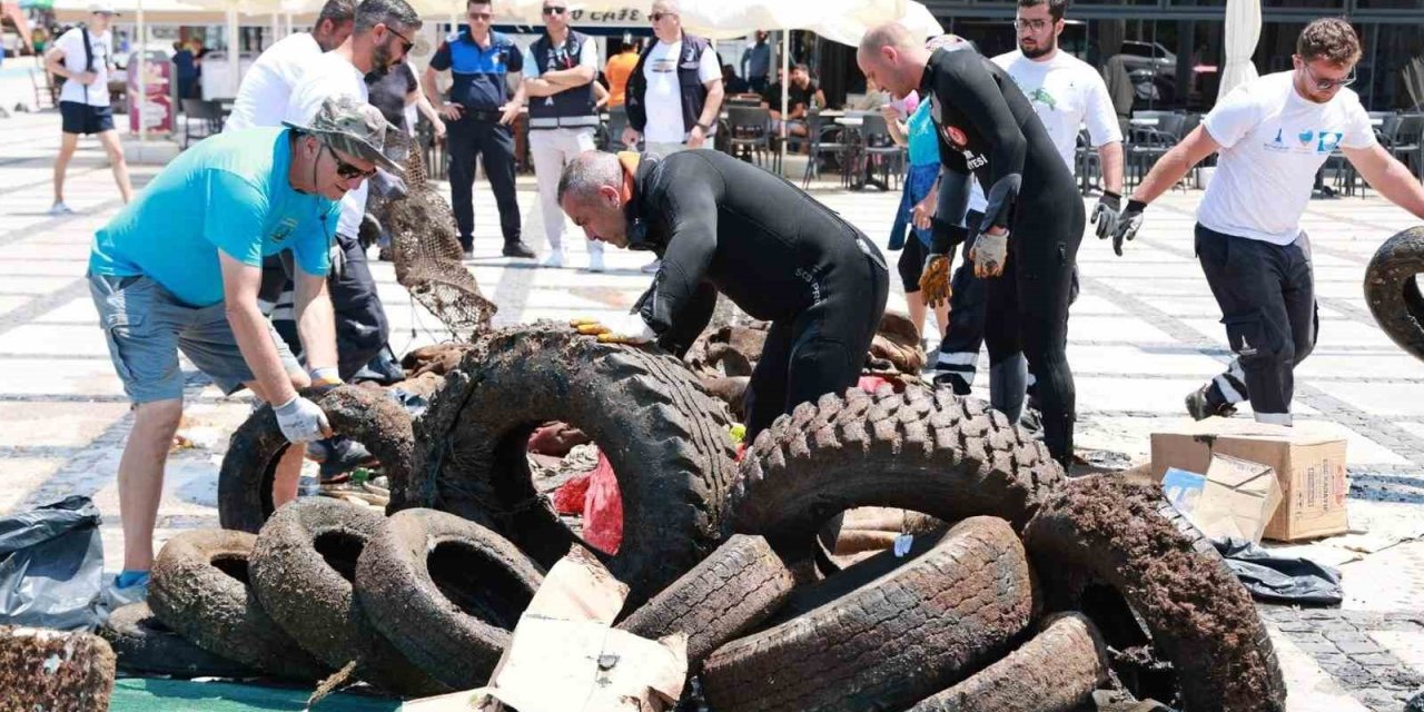 Yeni Foça’da denizden çıkanlar şaşırttı