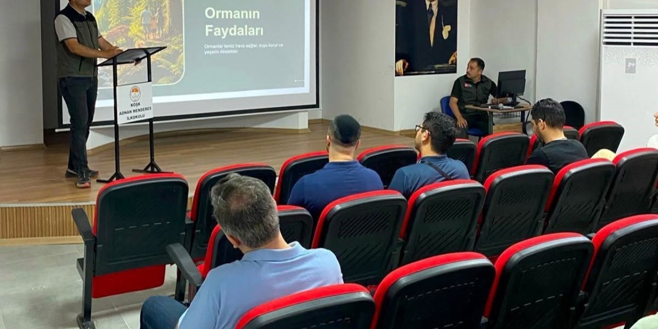 Öğretmenlere yangın farkındalık eğitimi