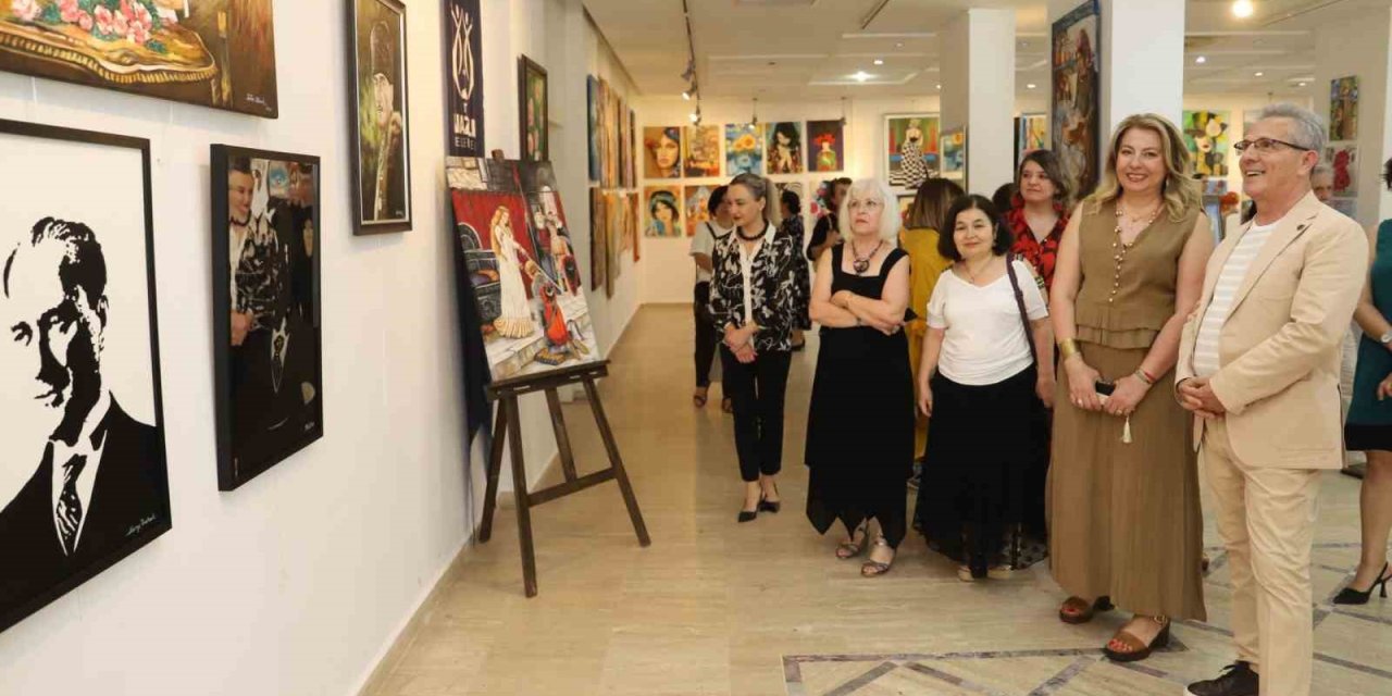 Nazilli’de yağlı boya resim sergisi açıldı