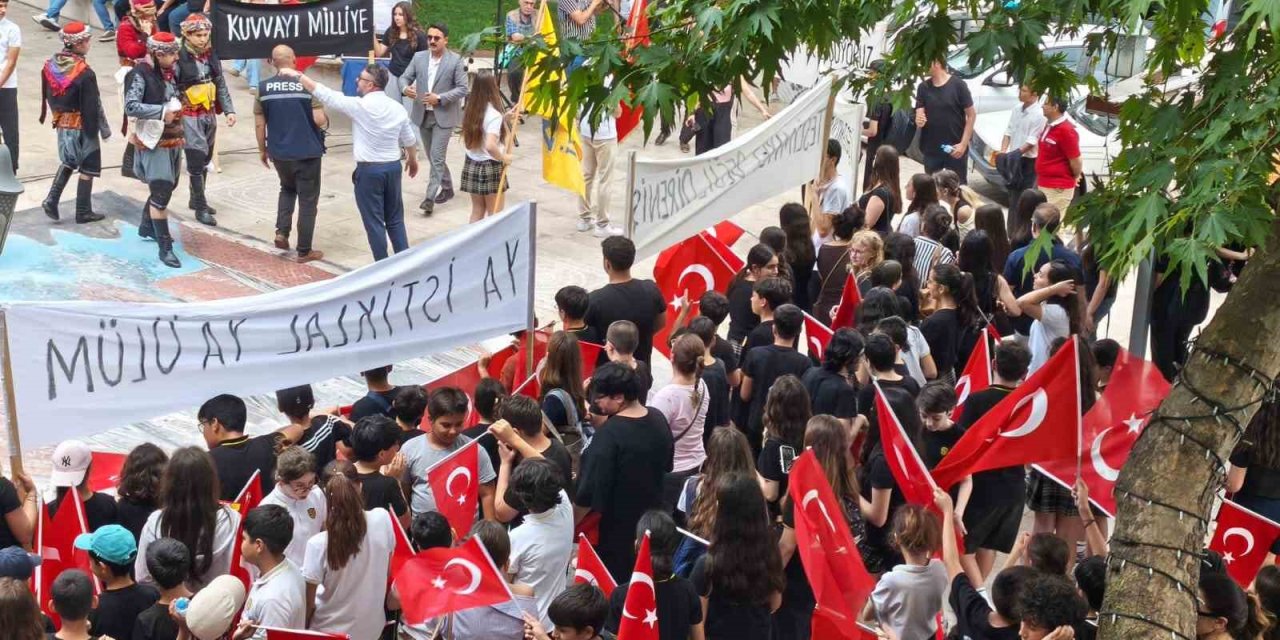 Menteşe’de milli mücadele ruhu yeniden canlandı