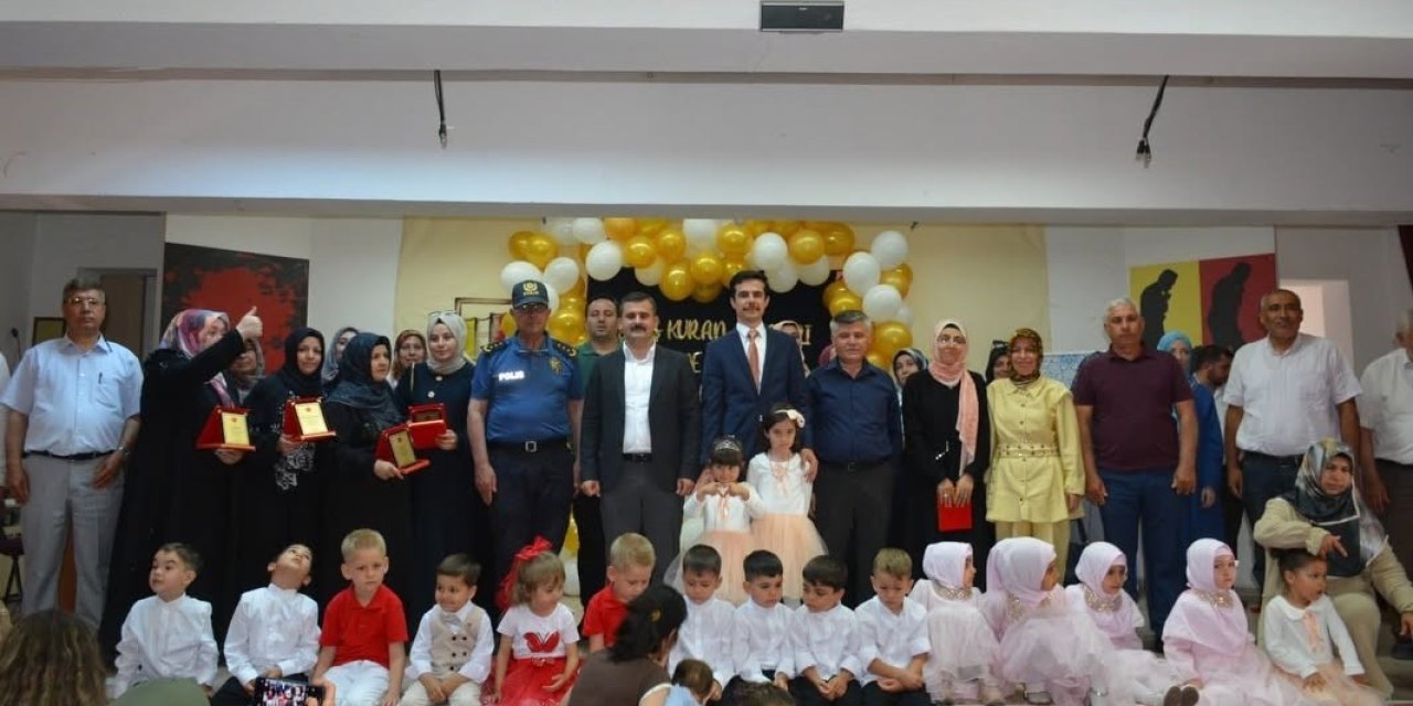 Köyceğiz’de Kur’an kurslarının minik öğrencileri duygulandırdı