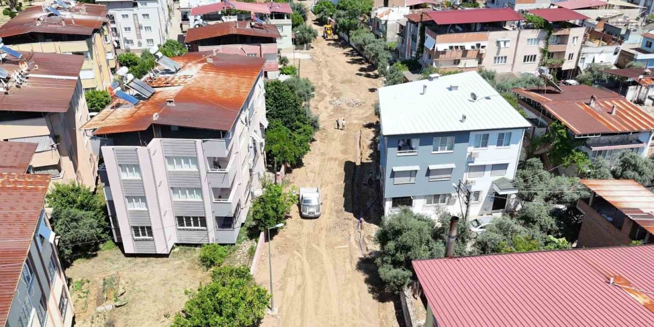 Nazilli Belediyesi Yıldıztepe’de yarım asırlık iyi içme suyu hattını yeniledi