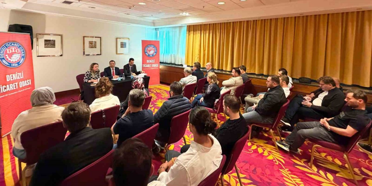 DTO heyetindeki Denizlili iş insanlarına Polonya pazarı tanıtıldı