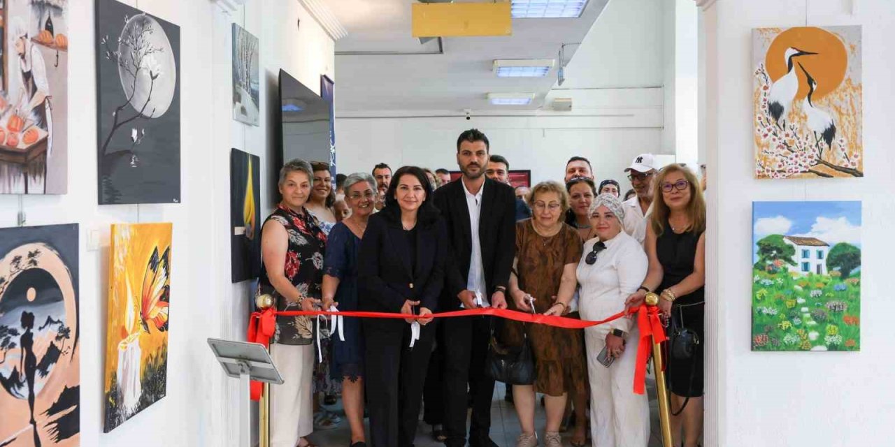 Aydın’da her yaştan sanatseverin eserleri görücüye çıktı