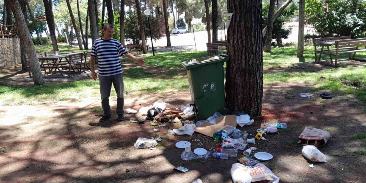 Bu park bir gecede bu hale geldi
