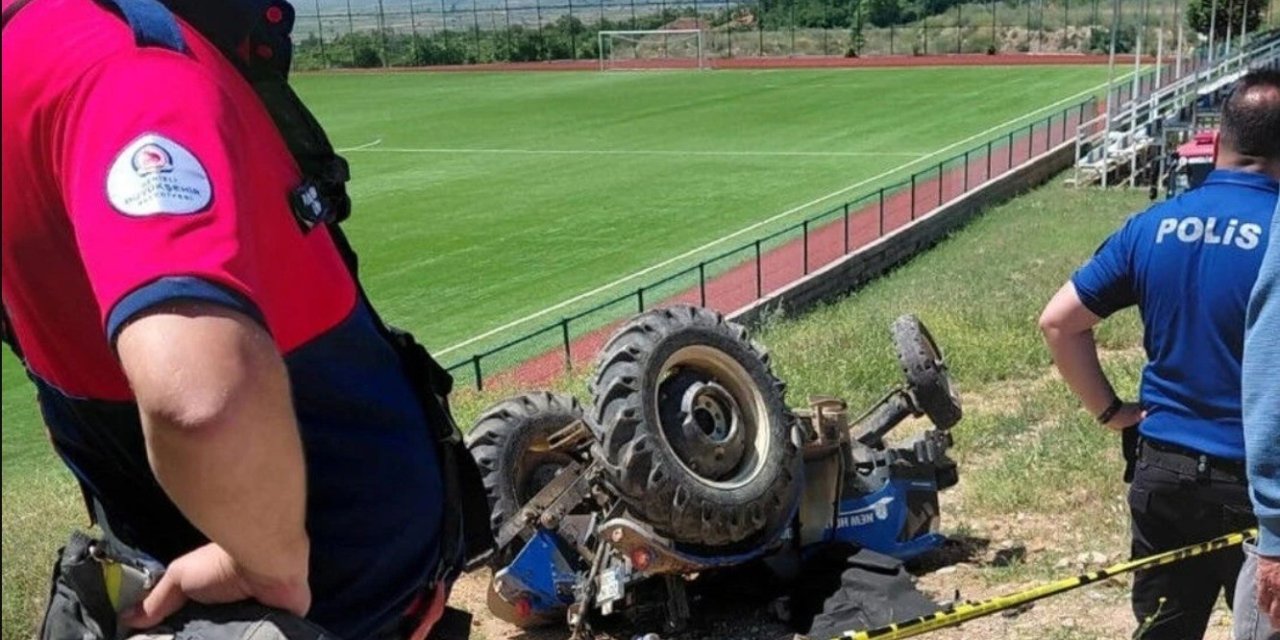 Traktör kazasında 12 yaşındaki çocuk hayatını kaybetti