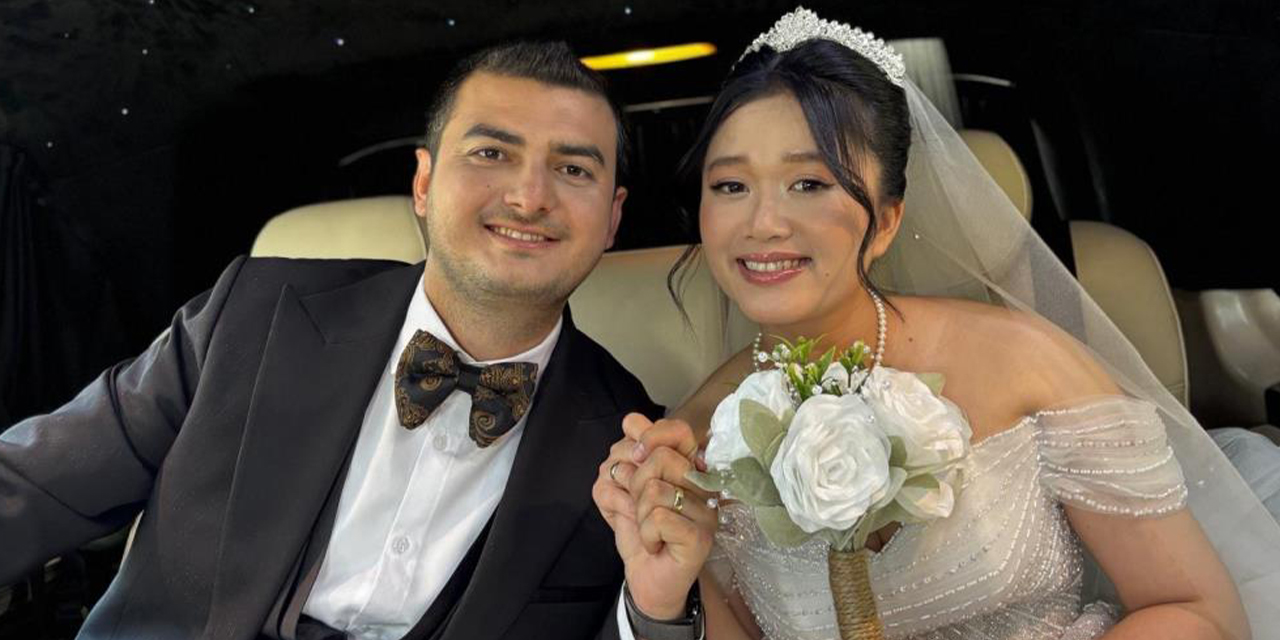 Sınırları aşan aşk: Türk ve Vietnamlı çift dünyaevine girdi