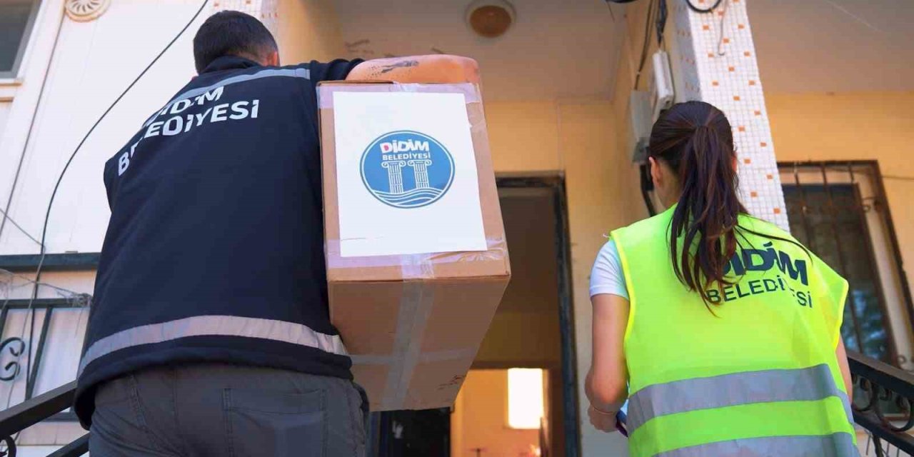 Didim Belediyesi ihtiyaç sahibi hanelere yönelik destek çalışmalarını sürdürüyor