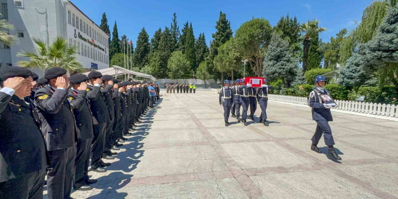 Motosiklet kazasında hayatını kaybeden jandarma personeline son görev