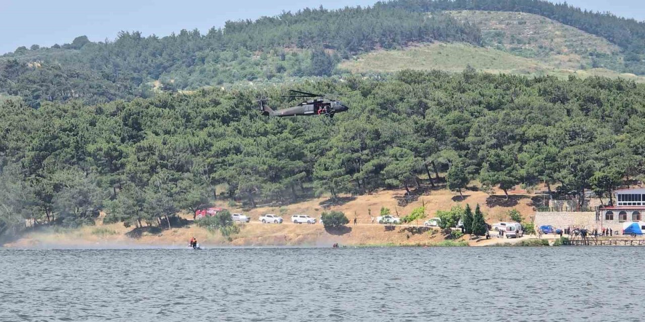 Jandarmadan nefes kesen ’suda arama kurtarma’ tatbikatı
