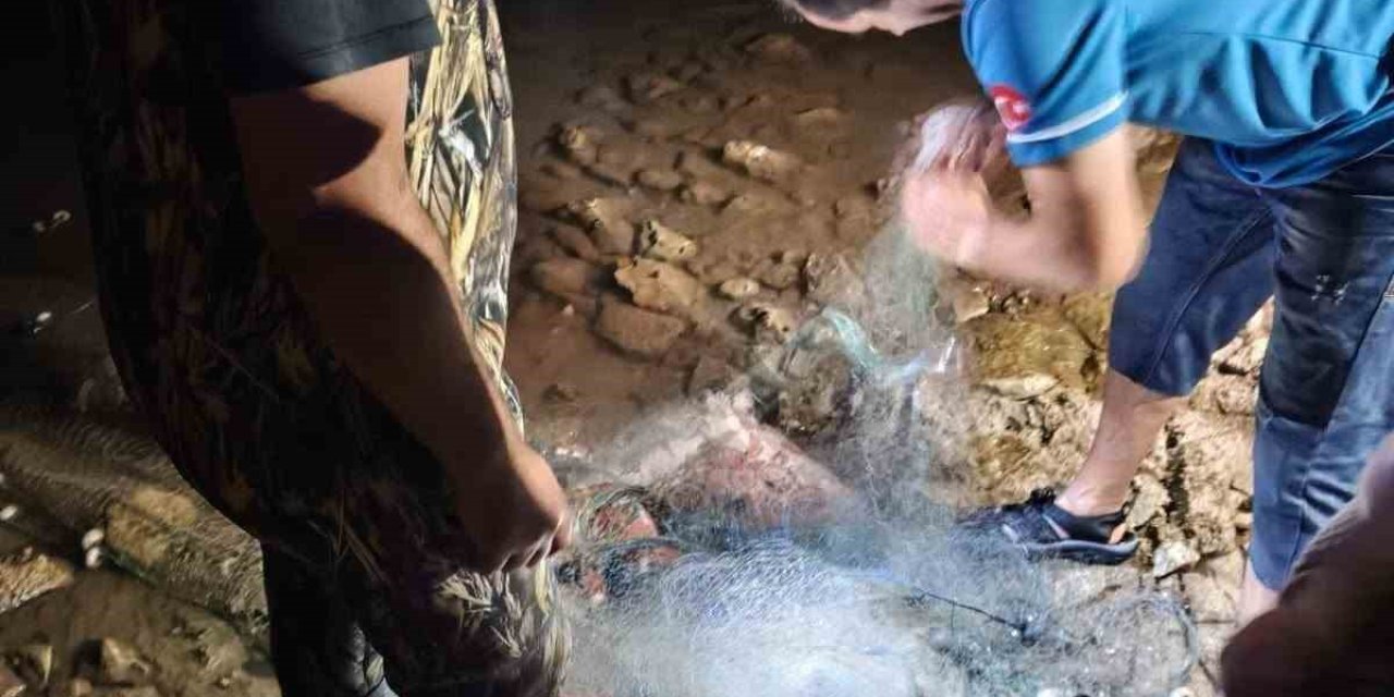 Didim’de sahipsiz balık ağlarına el konuldu