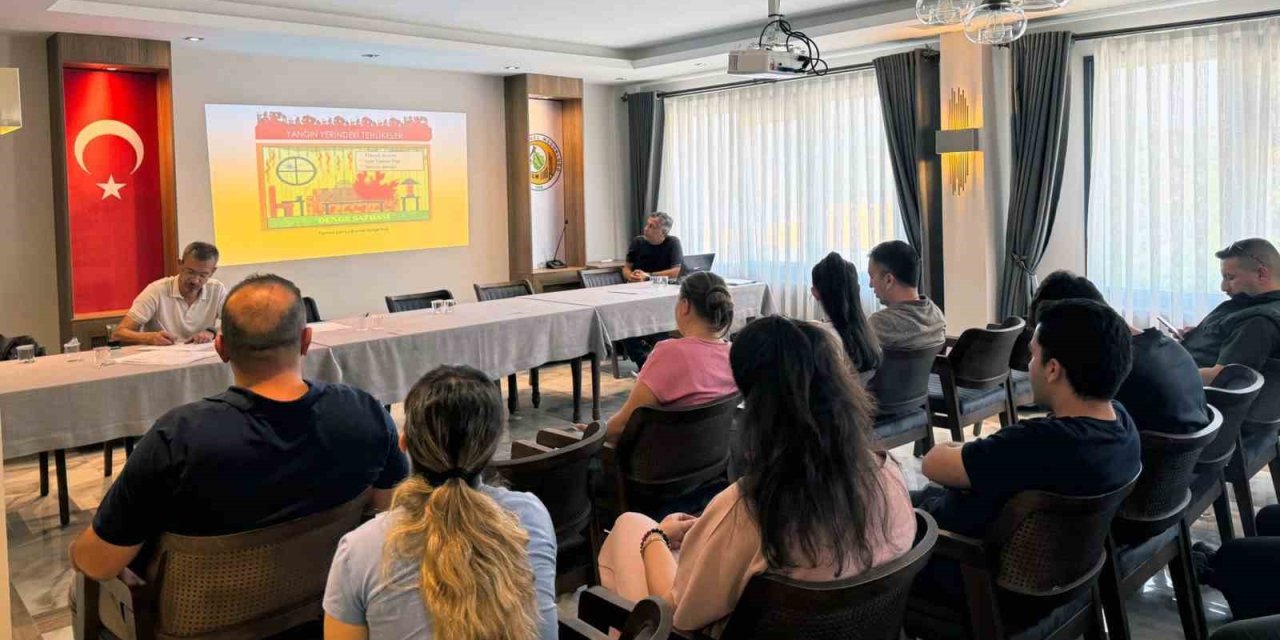 Yatağan Orman İşletme personeline iş sağlığı ve güvenliği eğitimi