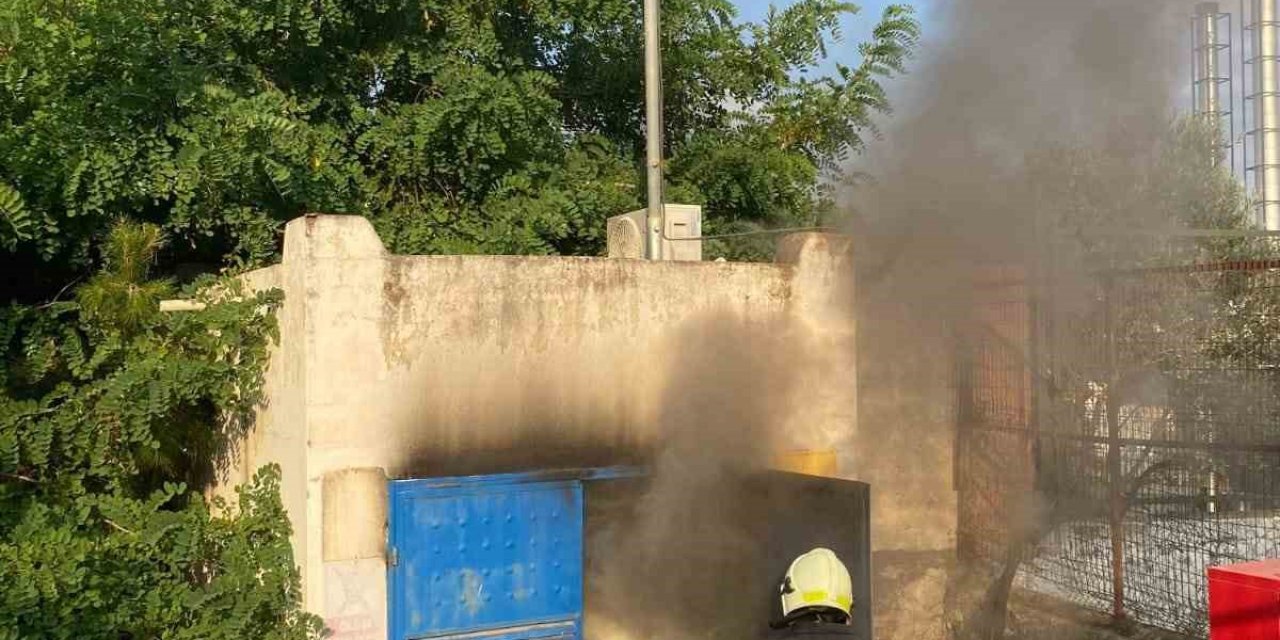 Trafo binasında çıkan yangın söndürüldü