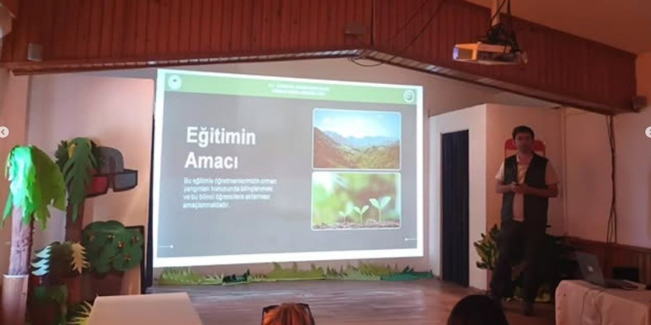 Datça’da öğretmenlere orman yangını eğitimi