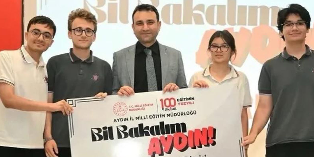 “Bil Bakalım Aydın” yarışmasında şampiyon Aydın Fen Lisesi oldu
