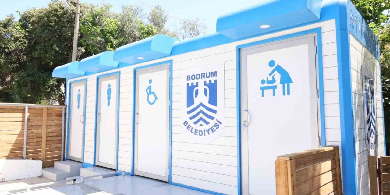 Bodrum’da modern tuvaletler hizmete alındı